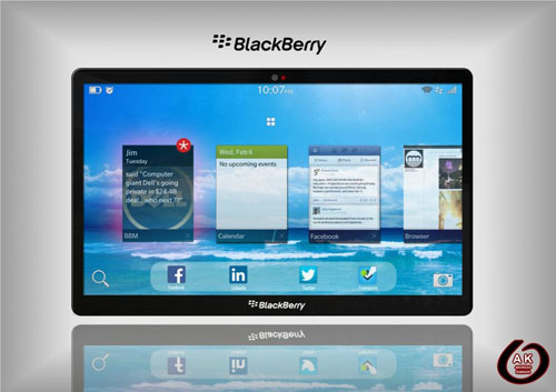 بلاكبيري تعمل على جهاز لوحي بنظام الأندرويد عن قريب