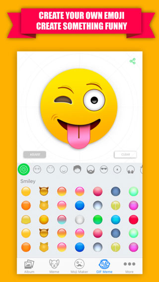 تطبيق Emoji Maker لتصميم الإيموجي والحصول على آلاف الصور المتحركة