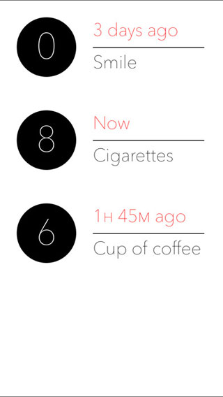 تطبيق Coffee & cigarettes للتحكم في شربك للقهوة والتدخين 