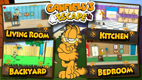 لعبة Garfield's Escape الشهيرة متوفر الآن 
