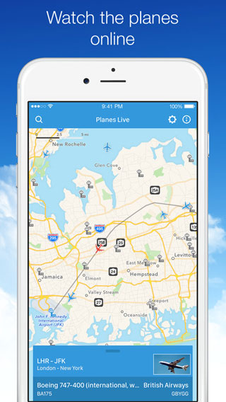 تطبيق Planes Live لمتابعة حالة الرحلات