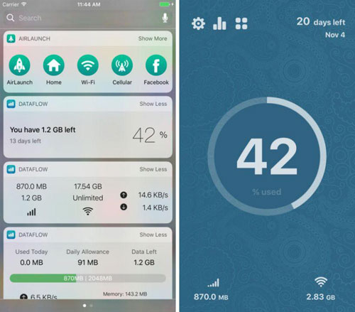 تطبيق DataFlow Pro لمعرفة استهلاك البيانات من جهازك