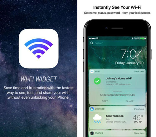 تطبيق Wi-Fi Widget لعرض شبكات الواي فاي والتحكم بها