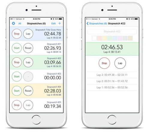 تطبيق M Stopwatch مؤقت بمزايا رائعة
