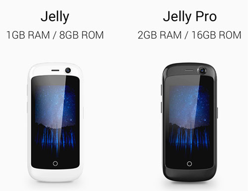 Jelly : أصغر هاتف ذكي بنظام أندرويد 7 نوجا !