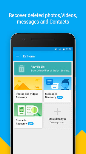 تطبيق Dr.Fone لاسترجاع الملفات المحذوفة من الأندرويد