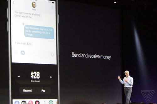 إرسال واستقبال مبالغ مالية من خلال خدمة Apple Pay