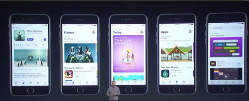 إعادة تصميم متجر التطبيقات Appe Store