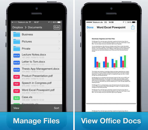 تطبيق File Manager Pro لإدارة الملفات