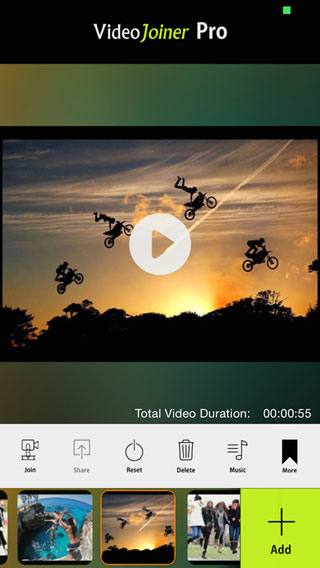 تطبيق VideoJoiner لدمج مقاطع الفيديو