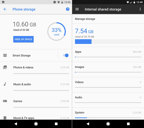 Android O VS Android Nougat