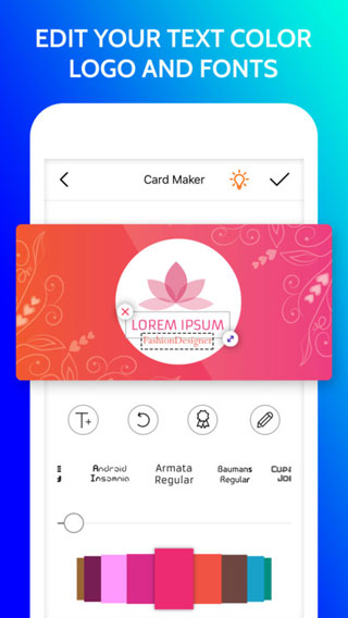 تطبيق Business Card Maker لإنشاء بطاقة الأعمال الخاصة بك !