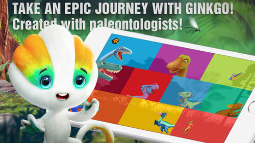 تطبيق Ginkgo Dino عالم الديناصورات للأطفال