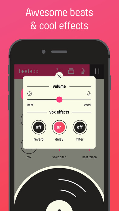 تطبيق BeatApp للمؤثرات الصوتية