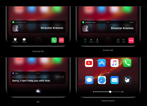 بالصور - كيف سيبدو هاتف آيفون 8 مع نظام iOS 11 و مزاياه الثورية ؟!