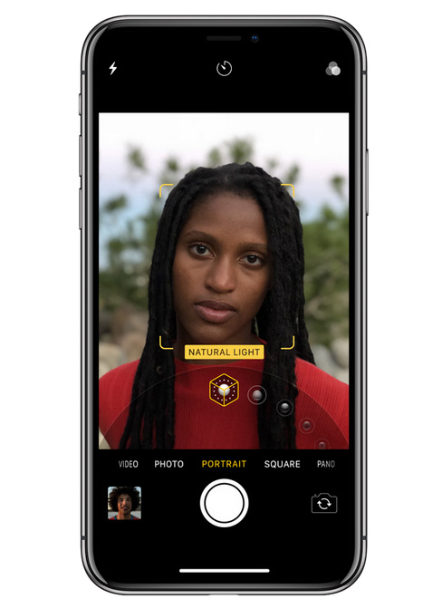 كاميرا آيفون X : ميزة Portrait Mode و Portrait Lightning