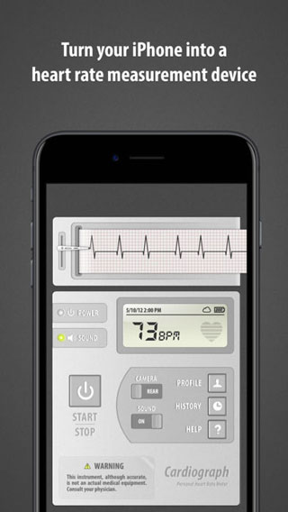تطبيق Cardiograph Classic لقياس دقات القلب