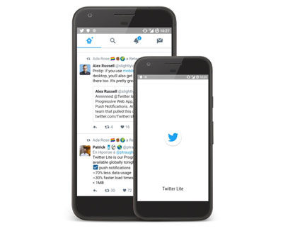 تطبيق Twitter Lite لتصفح تويتر من خلال شبكات الجوال