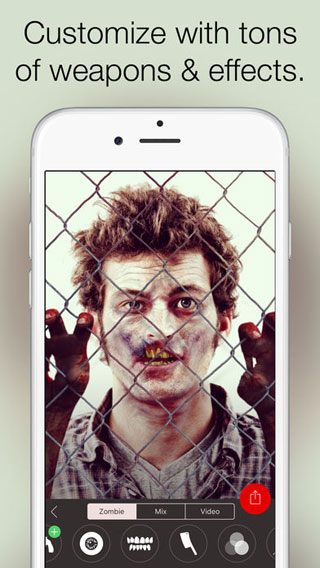 تطبيق Zombify لتحويل صورك إلى زومبي