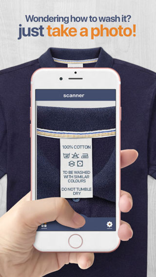 تطبيق Washtag دليل معرفة رموز غسل الملابس للحفاظ عليها