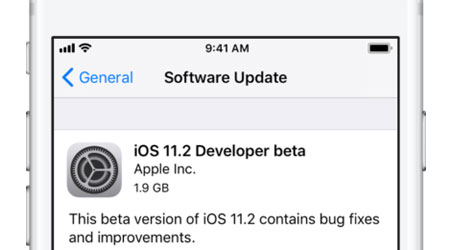 أبل تقوم بإطلاق الإصدار التجريبي iOS 11.2 للأيفون والأيباد - ما الجديد ؟