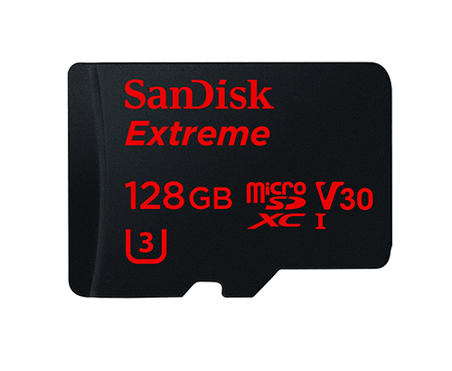 كارت ذاكرة SanDisk Extreme microSDXC بسعة 128 جيجابايت
