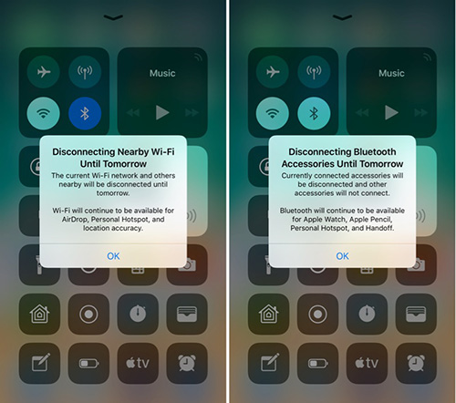 تحديث iOS 11.2 Beta 3 التجريبي يشرح لنا لماذا يعمل البلوتوث و الوايفاي تلقائياً !