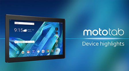 الإعلان رسمياً عن الجهاز اللوحي Lenovo Moto Tab بشاشة 10 إنش !