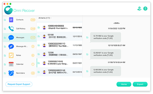 هدية مجانية - برنامج Omni Recover لاستعادة ملفات الآيفون المحذوفة لنظام ماك !