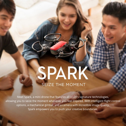 طائرة DJI Spark للتصوير بأفضل جودة وبأحسن المزايا !