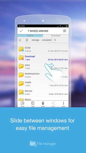 تطبيق File Manager (File transfer) لإدارة الملفات باحترافية