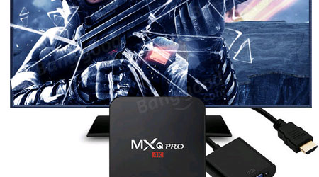 عرض على جهاز MXQ Pro 4K - شغل نظام الأندرويد على التلفاز بمزايا كثيرة