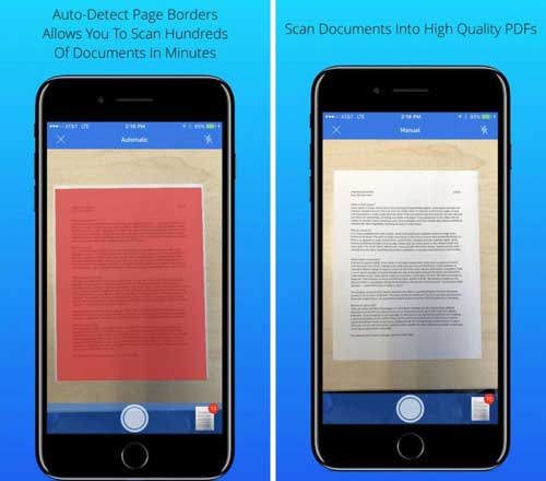 تطبيق Scan My Document لمسح الأوراق ضوئيا بالأيفون