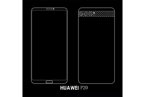 هاتف Huawei P20 سيحمل ثلاث كاميرات خلفية