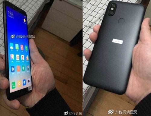 رصد صور Xiaomi Mi 6X مع كاميرا خلفية مزدوجة وشاشة كاملة !