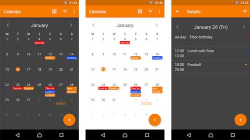تطبيق Simple Calendar تقويم بمزايا رائعة