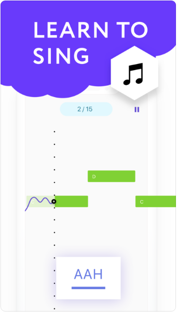 تطبيق Sing bot لتطوير الأداء الصوتي والإنشاد