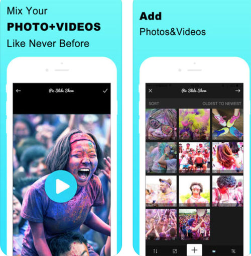 تطبيق Mix Music Photo Video لمونتاج فيديو من ألبوم صورك