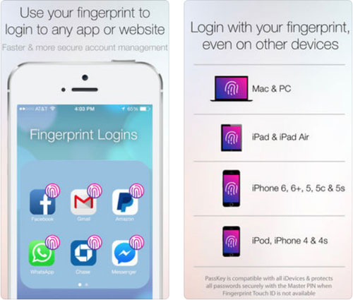 تطبيق Fingerprint Login لحماية المواقع والتطبيقات بالبصمة