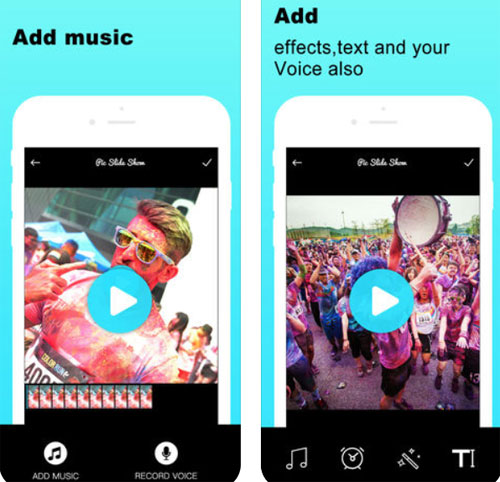 تطبيق Mix Music Photo Video لمونتاج فيديو من ألبوم صورك