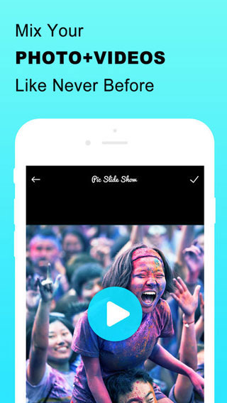 تطبيق Mix Music Photo Video لإنشاء مقاطع فيديو من صورك الخاصة