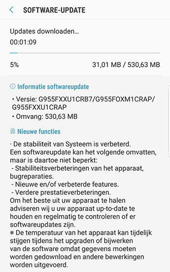 سامسونج تستأنف مجدداً إطلاق تحديث Android Oreo لهواتف جالكسي إس 8