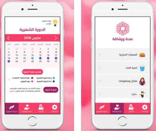 تطبيق حاسبة الدورة الشهرية للاباضة - خدمة ذكية لحياة أفضل