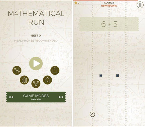 لعبة Mathematical Run لتعلم الرياضيات