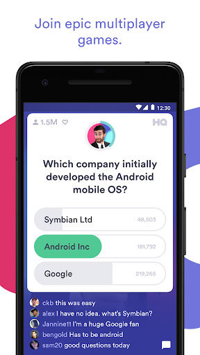 تطبيق HQ Trivia للربح من خلال المسابقات الثقافية