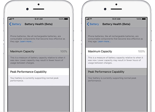 ميزة صحة البطارية في تحديث iOS 11.3