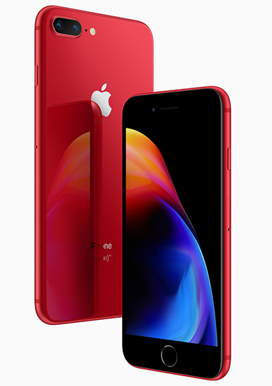 آبل تكشف عن النسخة الحمراء من هواتف آيفون 8 و آيفون 8 بلس