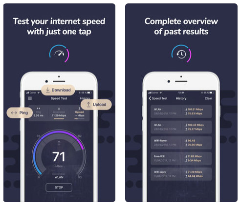 تطبيق Speed Test - لقياس سرعة الإنترنت