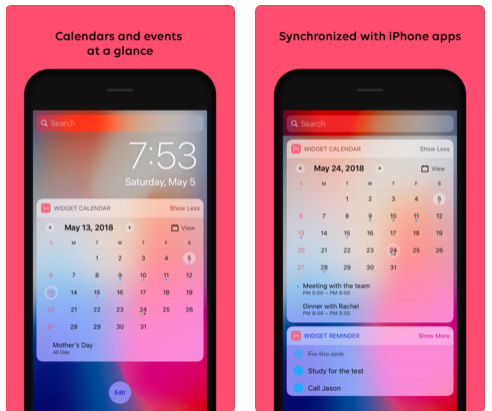 تطبيق Widget Calendar