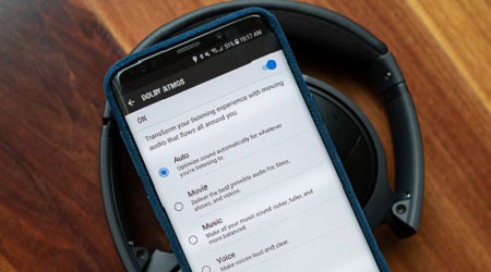 كيفية رفع صوت هاتف جلاكسي S9 باستخدام تقنية Dolby Atmos